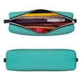 thumbnail image 2 of Vsdgher Turquoise Glitter Leather Pencil Case, Makeup Pouch, Zipper Pouch for Daily Essentials, Storage Organizer, Cosmetics and Stationary Bag, 2 of 7