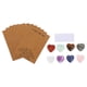 thumbnail image 1 of Juego de tarjetas de felicitación con piedras en forma de corazón para San Valentín y el Día de la Madre Kit de tarjetas DIY para decoraciones románticas y tarjetas de intercambio DIY, 1 of 7