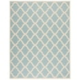thumbnail image 3 of SAFAVIEH Beach House Loraine Trellis Indoor/Outdoor Runner Rug Aqua/Cream, 2' x 8', 3 of 10