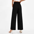 thumbnail image 6 of gbyLJF Women's Wide Leg Pants High Waisted Business Work Dressy Trousers Casual Comfy Straight Fit Suit Pants with Pockets, 6 of 7