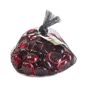 Panacea Products Decorative Ruby Red Glass Gems, 12 oz. Bag