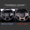 thumbnail image 4 of TINKI Steering Wheel Cover Trim for Honda Pilot 2019-2022/ Honda Passport 2019-2023 Elite, ABS Material Car Steering Wheel Button Frame Decoration Protector Accessories, 4 of 14