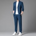 thumbnail image 3 of Traje de hombre primavera y otoño nueva moda crecer boda negocios casual dos piezas alta gama abrigo chaqueta, 3 of 5
