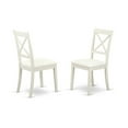 thumbnail image 4 of East West Furniture Dining Room Set Linen White, ANBO3-LWH-LC, 4 of 6