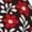 2 Black-1, variant on Red Floral Crew Socks for Men & Women, Breathable Casual Athletic Ankle Socks