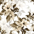 thumbnail image 3 of Floral Wallpaper on White Background Peel-and-Stick - 25"W x 125"H, 3 of 3