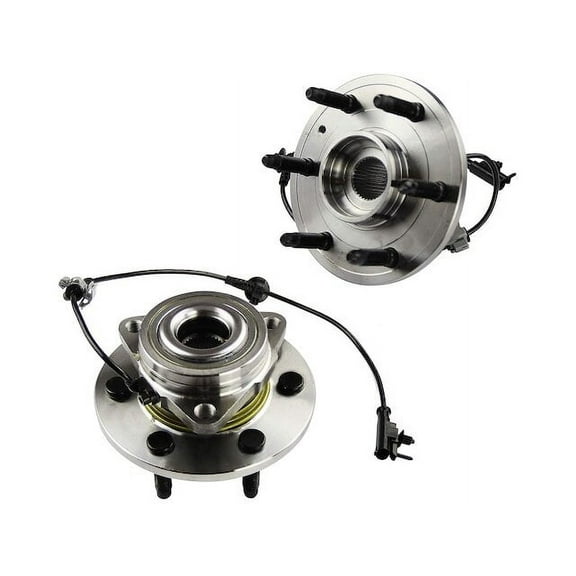 Front Wheel Bearing Hub Assembly Set of 2 - Compatible with 2007 - 2014 GMC Yukon 4WD AWD 2008 2009 2010 2011 2012 2013