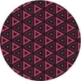 thumbnail image 1 of Ahgly Company Tapis d'Intérieur Lavable à la Machine, Carré, Transitionnel, Brun Boulanger, Tapis de Zone, 3 Pieds Carré, 1 of 7