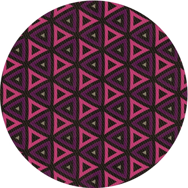 Ahgly Company Tapis d'Intérieur Lavable à la Machine, Carré, Transitionnel, Brun Boulanger, Tapis de Zone, 3 Pieds Carré