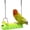 A, 1 PCS, variant on Hanging Swing Toy for Bird Cage, Cute Caterpillar Shape Swing Toys for Parrots Fun Platform Perch for Lovebird Budgie Conure Cockatiel, Cage Decoration