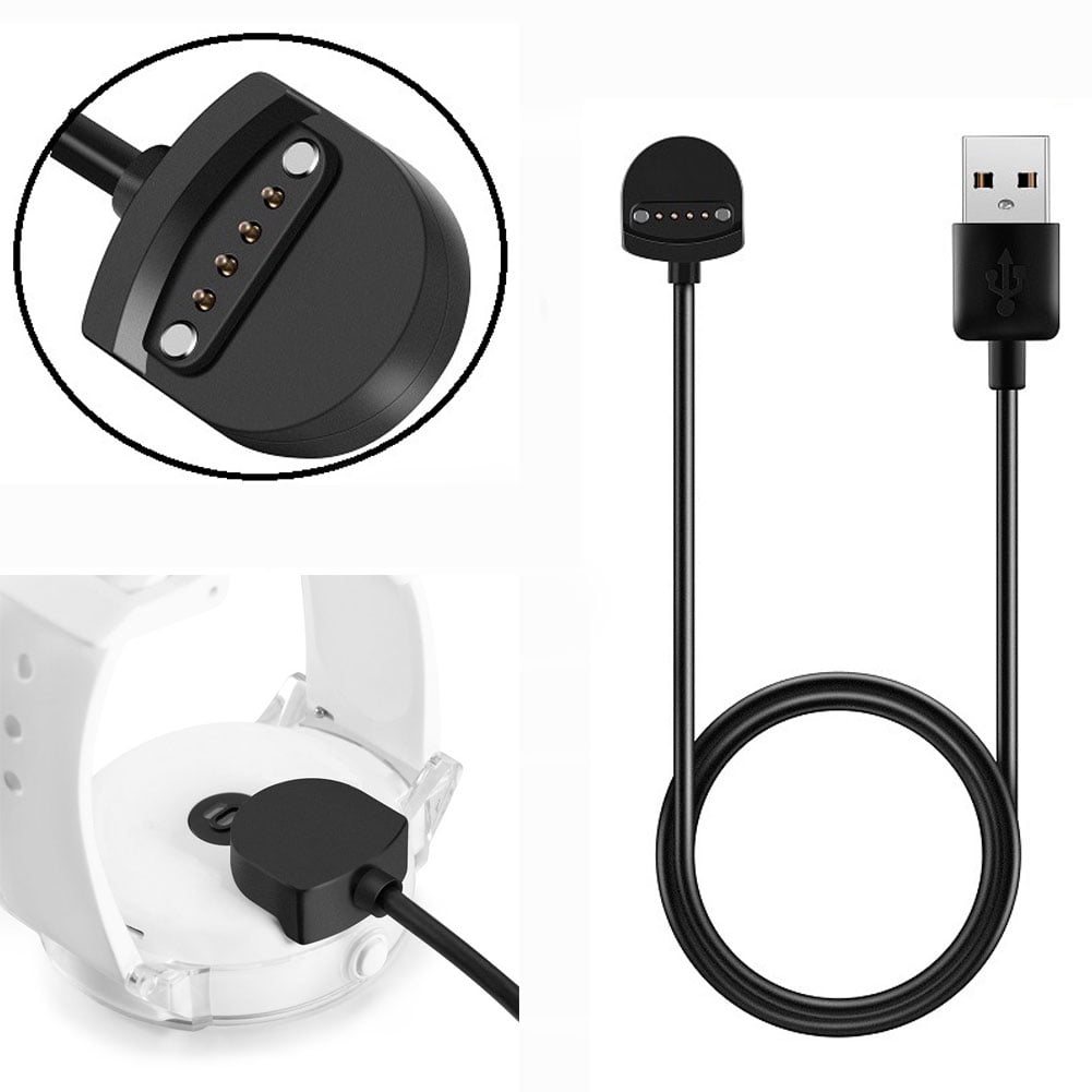 Flmtop Universal Replacement Smartwatch Charging Cable Charger Adapter for Ticwatch S E