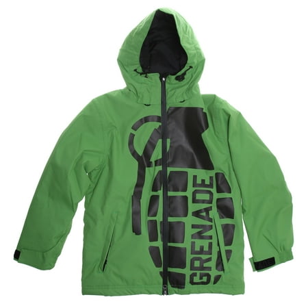 Grenade Exploiter Snowboard Jacket Snowboard Jacket Green Youth