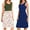 Blue+armygreenf(2 Pack), variant on Women’s Sleeveless Maternity Nursing Dress Breastfeeding Pregnancy Clothes With Pockets 2-Pack