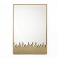 thumbnail image 3 of LuxenHome Cityscape Gold Metal Frame Rectangular Wall Mirror, 3 of 9