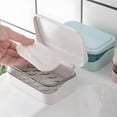 thumbnail image 4 of ACDANC Household Essentials Soap Bar Container Holder Case Travel Dish Storage Drainers Box Cover Dishes Plastic Soap Holder B, 4 of 7