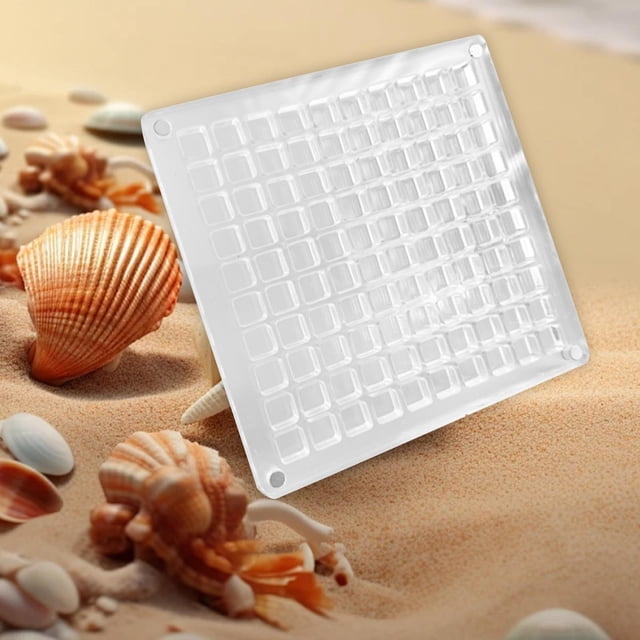 Exhibición de conchas marinas,Caja de presentación acrílica de concha decorativa transparente,Caja de almacenamiento Seashell Rock Display Case apilable,Organizador de exhibición de
