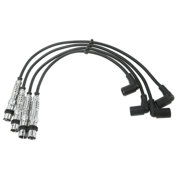 Unique Bargains Car Spark Plug Coil Wires Ignition Coil Cable Fit for VW CADDY GOLF Jetta 1.2 No.03F905409A - Pack of 4