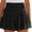 Black, variant on Women's High Waisted Stretchy Denim Bermuda Shorts Cotton High Elastic Waisted Pleated Ruffle Cute Beach Flowy Summer Casual Beach Shorts S-2XL