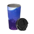 thumbnail image 2 of Logiee Dreamy Colorful Starry Sky Print Stainless Steel Coffee Tumbler, Travel Coffee Mug, Insulated Coffee Mug with Lid, Spill Proof Coffee Cup, Portable Thermal Mug, 2 of 8