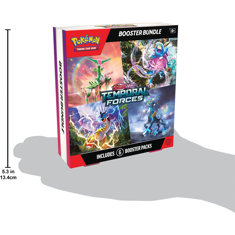 pokemon trading card games sv5 temporal forces booster bundle Amazon.com: Pokemon TCG: SV5 Temporal Forces 3Pk Blister