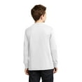thumbnail image 2 of Port & Company ® Youth Long Sleeve Core Cotton Tee. PC54YLS, 2 of 6