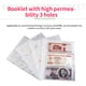 thumbnail image 2 of Billetes De Dinero, Papel, Dinero, Página De Álbum, Fundas De Soporte Para Coleccionar, Hoja De Hojas Sueltas De 3 Ranuras, Protección De Álbum 10 Uds. Vogacara HA022674-00, 2 of 5