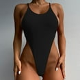 thumbnail image 7 of Sngxgn Women Swimsuits Vintage Tummy Control Swimwear(Black,M), 7 of 7