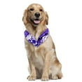 thumbnail image 2 of PhooArto Sugar Skull Purple Rose Dog Bandanas, 2 Pack Soft Washable Pet Scarf Triangle for Large Dogs Puppies and Cats, 2 of 7