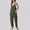 🔥 Army Green, variant on Sentmoon Bib Overalls Women Womens Rompers Dressy Regular Fit Solid Color Sleeveless Adjustable Strap Jumpsuits for Women with Pockets S-3XL