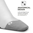thumbnail image 3 of Feetures Merino 10 Ultra Light Cushion No Show Tab Ankle Socks - Wool Socks for Women & Men - Old White, L (1 Pair), 3 of 6