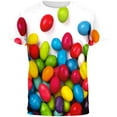 thumbnail image 1 of Halloween Jelly Beans All Over Adult T-Shirt, 1 of 2