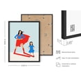 thumbnail image 3 of HAUS AND HUES Superwoman Art Print - 12"x16" - Framed Black, 3 of 6