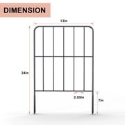 25-Pack 27ft Square Metal Outdoor Fence Panels