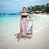 thumbnail image 6 of 100 % Cotton Unique Swimsuit Coverup for Women Stylish Beach Cover Ups Sarong Wraps Pareo For Women, 6 of 7