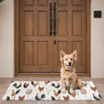 thumbnail image 4 of White Chicken Egg Pattern Door Rugs,Washable Non Slip Door Mats Indoor,Decorative Door Mats,Entry Mat Indoor for Entrance,Bedroom,Kitchen,Bathroom,16"x47", 4 of 6
