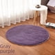 thumbnail image 4 of Alfombra redonda de lana de seda, tapete para piso, cesta colgante, silla de computadora, tapete de yoga, 4 of 5
