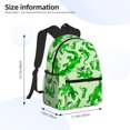 thumbnail image 3 of Fotbe Green Lizard Lightweight Casual Laptop Backpack for Men and Women, Daily use Waterproof backpack, Backpack for College, 3 of 7