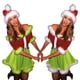 thumbnail image 2 of Vestido de Papá Noel para mujer, disfraz de señora Claus de lujo, vestido de terciopelo con hombros descubiertos, conjunto de gorro de Papá Noel, trajes de cosplay, 2 of 4