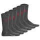 thumbnail image 1 of U.S. POLO ASSN. Calcetines de hombre, paquete de 6 - calcetines business, logotipo, mezcla de algodón Antracita melange 43-46, 1 of 3