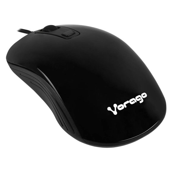 Mouse Óptico Vorago 102, USB. Color Negro. Vorago MO-102 NEGRO