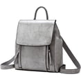 thumbnail image 1 of LinYooLi Fashion Backpack for Women Genuine Leather Handbag Flap Shoulder Bag Large Capacity Satchel Purse, 1 of 7