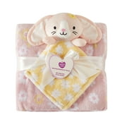 Parent's Choice 2-Piece Bunny Lovie and Throw Set, Pink