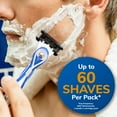 thumbnail image 3 of BIC Easy Rinse Anti-Clogging Men's 4-Blade Manual Refillable Razors with 3 Cartridges, 3 of 13
