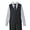 black, variant on Kids World Boys' 4-Piece Vest Set - black, 4 (Little Boys)