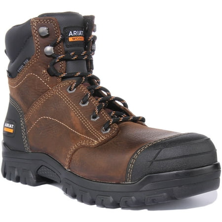 

Ariat Treadfast Women s 6 Waterproof Leather Boot With Steel Toe In Brown Size 6