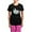 With Pink Pant, variant on CafePress - Shark Birthday Pajamas - Women's Short Sleeve Print T-Shirt and Pants Dark Cotton Pajama Set