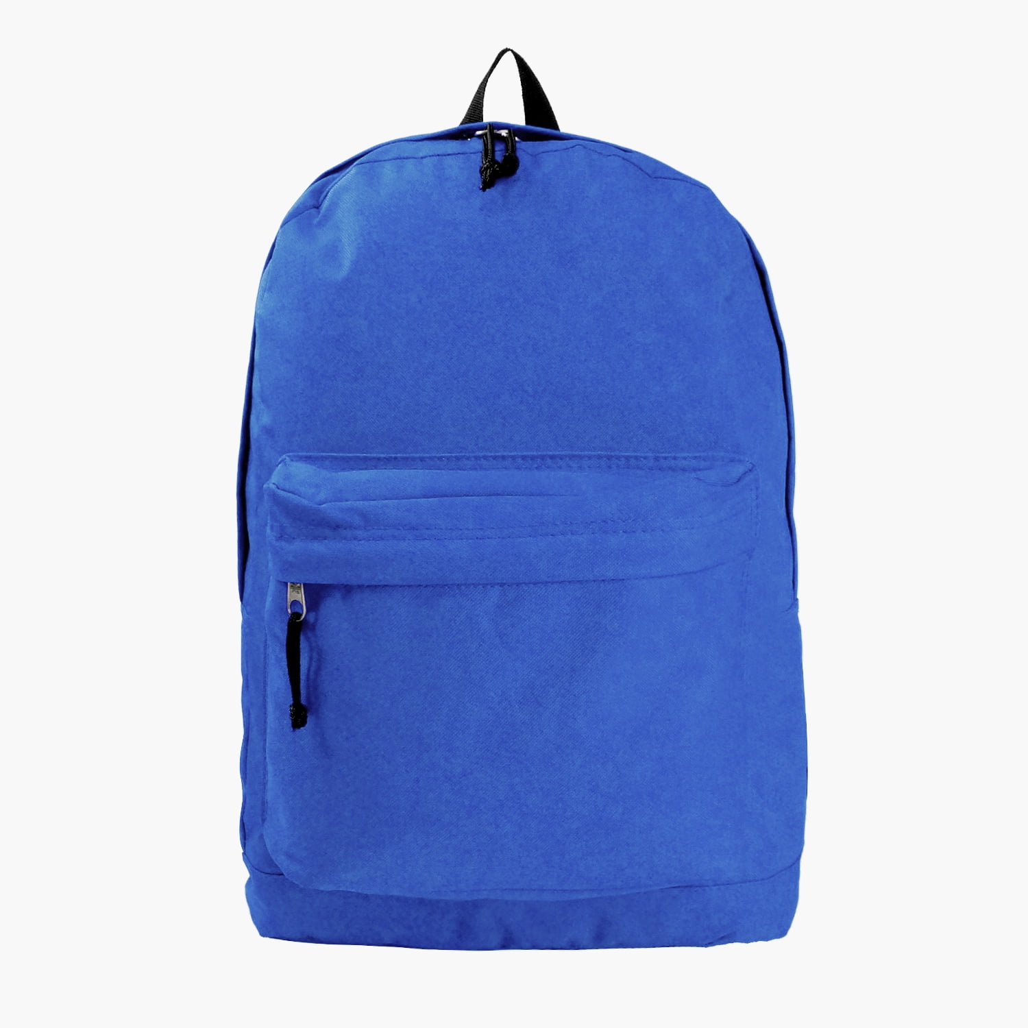 Backpack Classic School Bag Basic Daypack Simple Book Bag 16 inch Royal