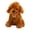 Brown, variant on BESTSKY Dog Stuffed Animal,Playful Curly Fur Stuffed Dog,Adds Its Charm and Cuteness Puppy Stuffed Animal,White,20cm