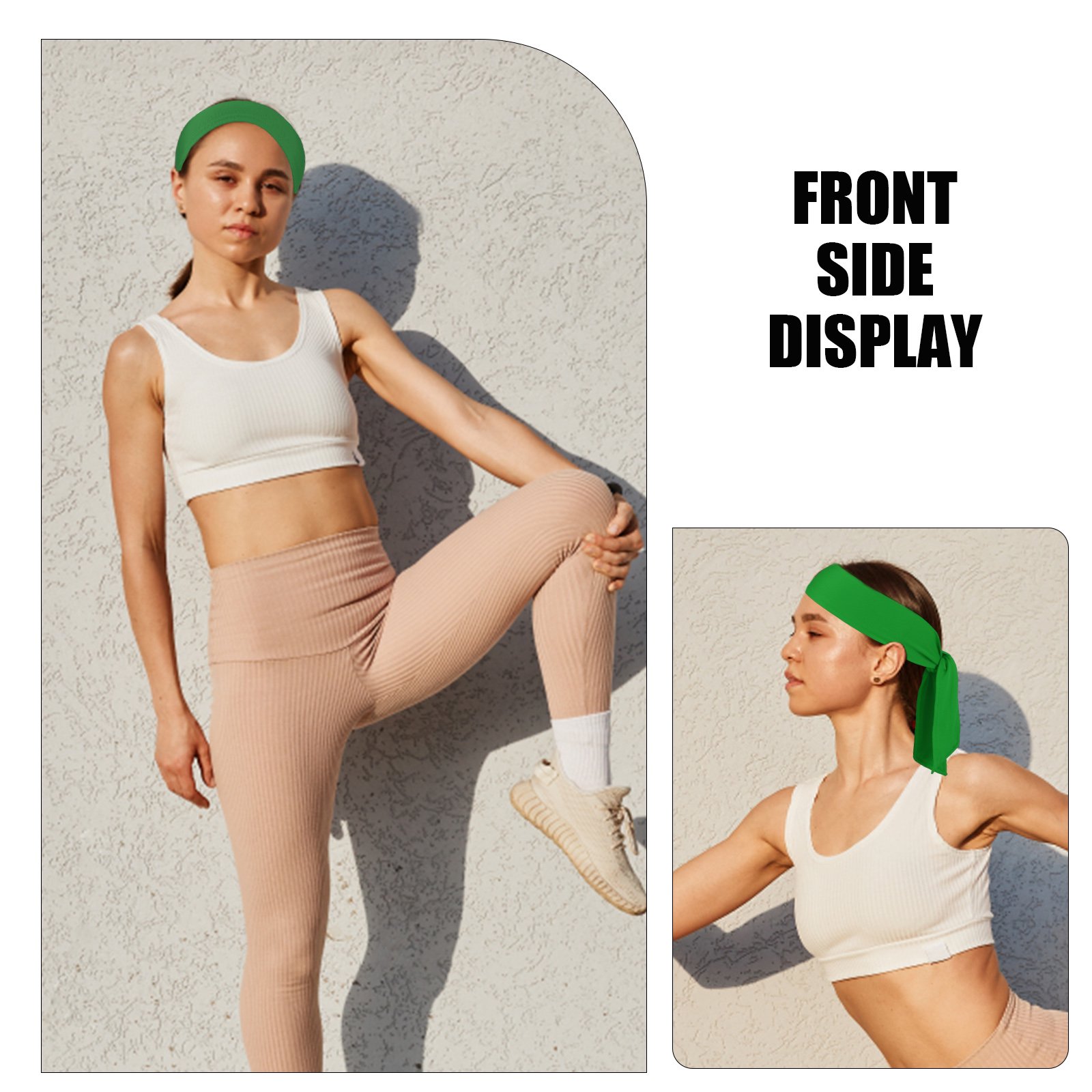4 pièces bandeau de Sport élastique antidérapant noir bandeau de 4 pièces bandeau de Sport élastique antidérapant noir bandeau de