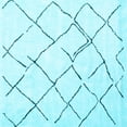 thumbnail image 1 of Ahgly Company Indoor Square Persian Light Blue Traditional Area Rugs, 3' Square, 1 of 4